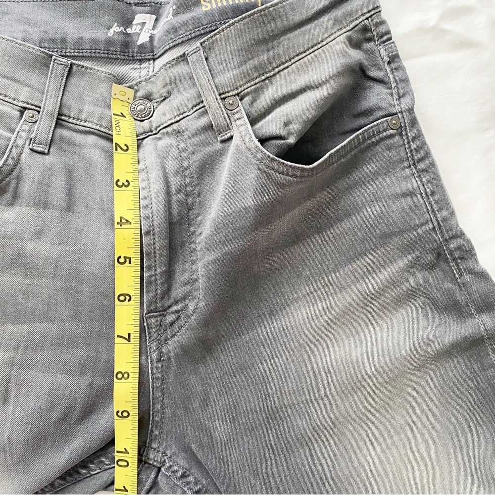 7 for All Mankind Slimmy Gray Men’s Jeans Size 31 - Picture 11 of 12